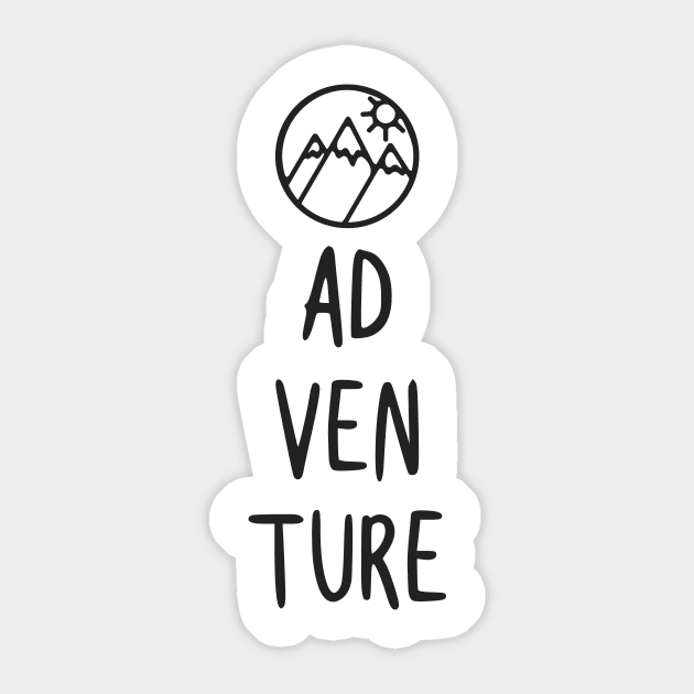 Adventure Sticker by adcastaway